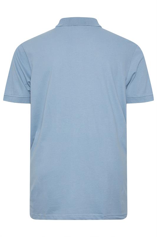 BadRhino Big & Tall Light Blue Core Polo Shirt | BadRhino 7