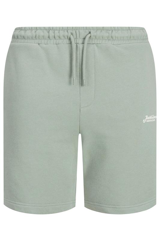 JACK & JONES Big & Tall Iceberg Green 'Beau' Jogger Shorts | BadRhino 1