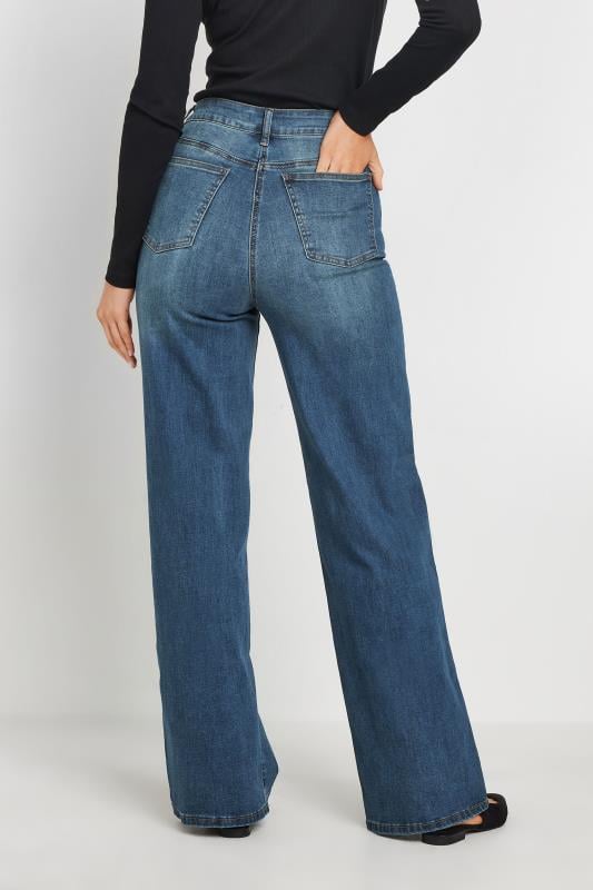 LTS MADE FOR GOOD Tall Dark Blue Bootcut Jeans | Long Tall Sally 3