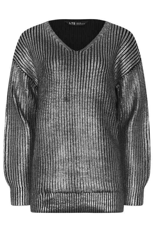 LTS Tall Women's Black Foil Jumper | Long Tall Sally 7