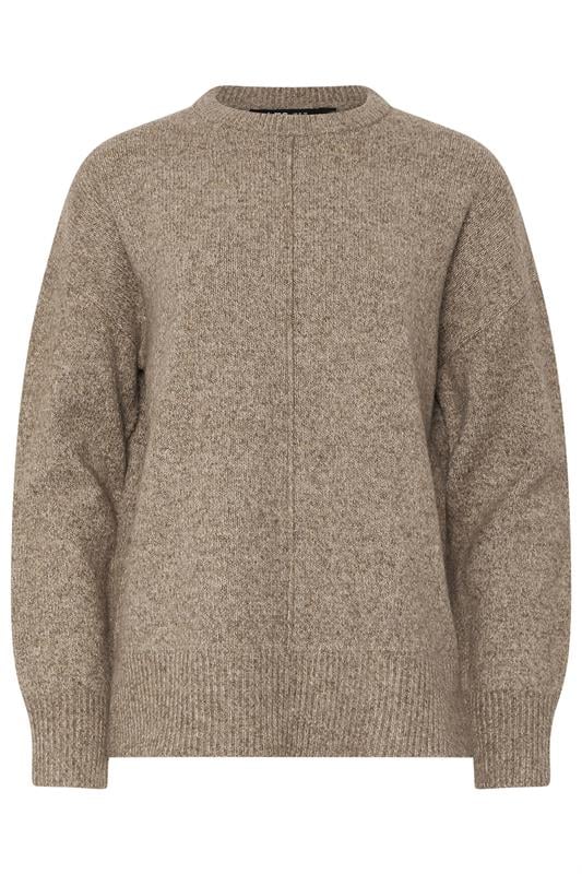 LTS Tall Light Brown Seam Front Jumper | Long Tall Sally 5