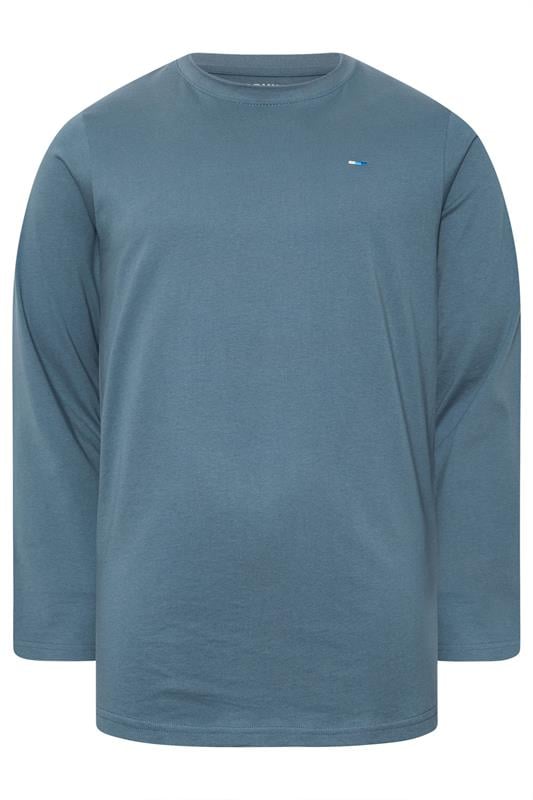 BadRhino Big & Tall Petrol Blue Core Long Sleeve T-Shirt
