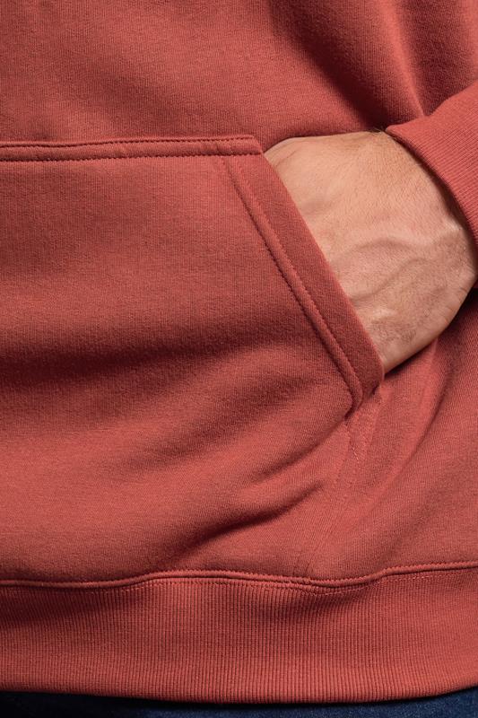 BadRhino Big & Tall Burnt Red Hoodie | BadRhino 5