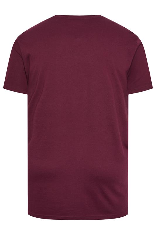 BadRhino Big & Tall Black/Red/Green/Blue/Navy Blue 5 Pack V-Neck T-Shirts | BadRhino 3