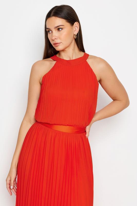 LTS Tall Women's Orange Pocket Midaxi Dress