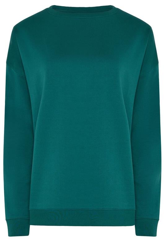  LTS Tall Teal Blue Crew Neck Sweatshirt