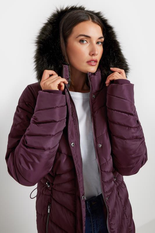 Burgundy bubble coat hotsell