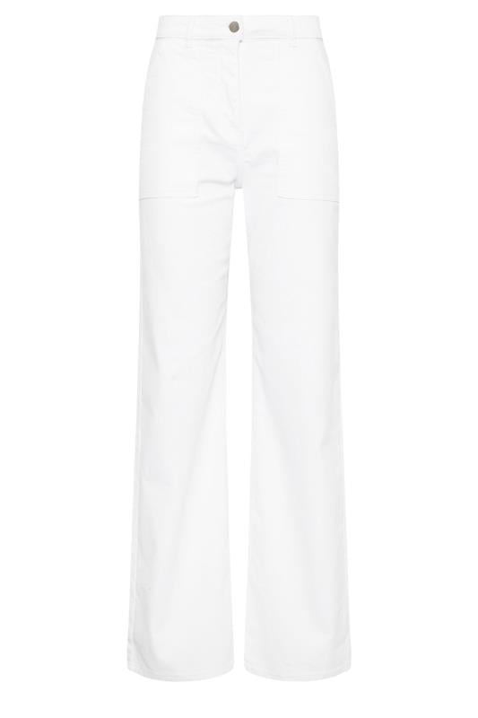 LTS Tall White Wide Leg Jeans | Long Tall Sally 5