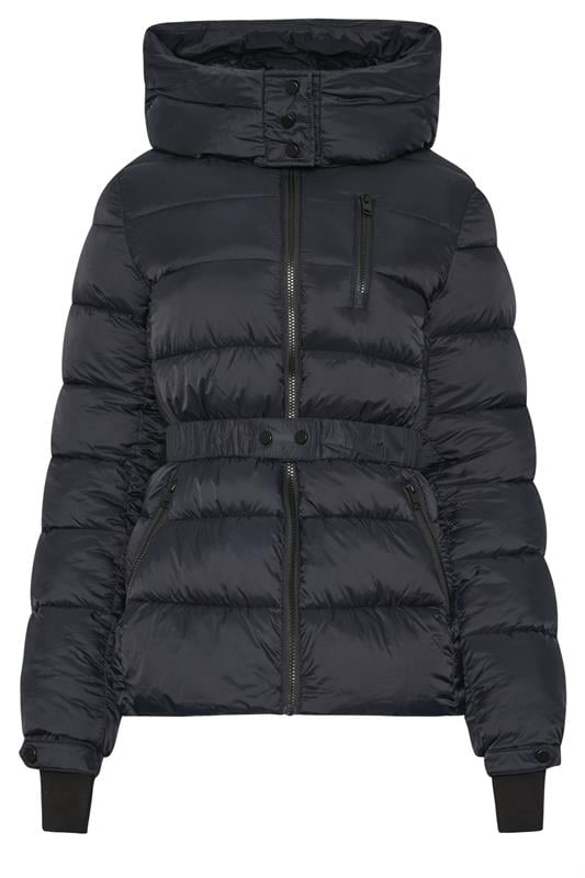 LTS Tall Black Padded Ski Coat | Long Tall Sally 7
