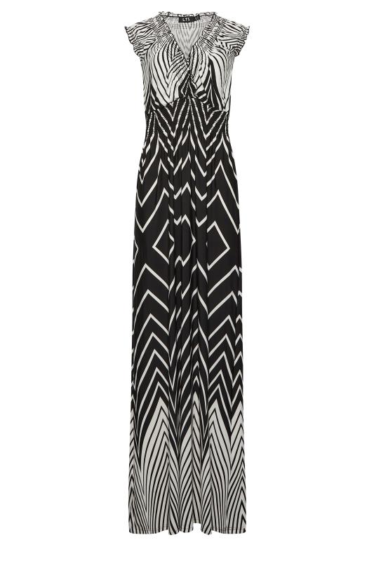 LTS Tall Black Chevron Maxi Dress | Long Tall Sally 6
