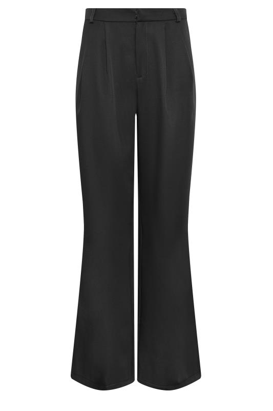 LTS Tall Womens Black Tailored Wide Leg Trousers | Long Tall Sally 6