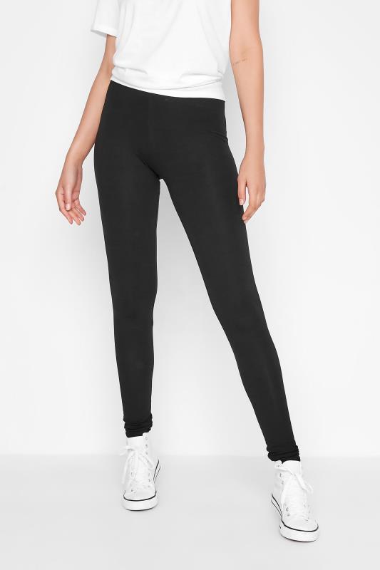 Tall  LTS MADE FOR GOOD Tall Black Stretch Cotton Leggings