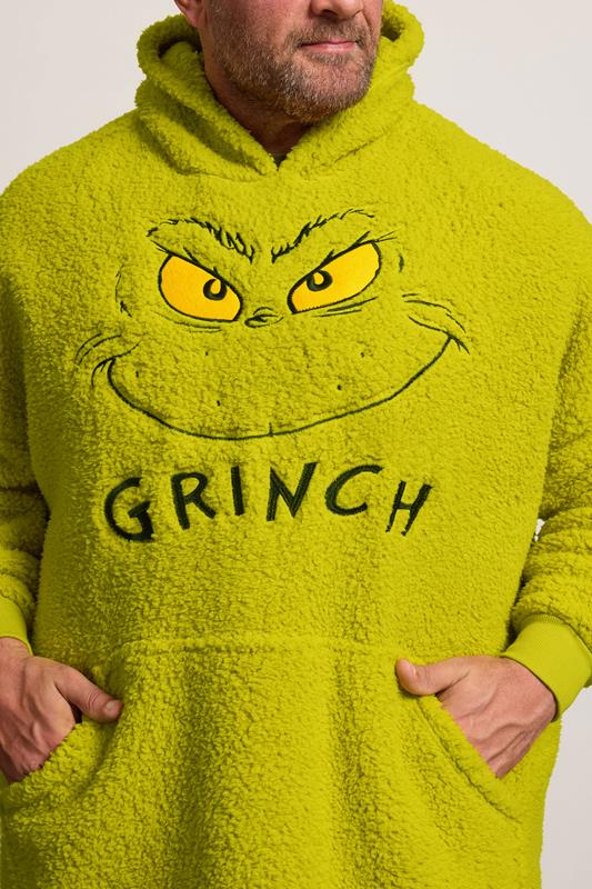 BadRhino Big & Tall Green Grinch Blanket Hoodie | BadRhino 5