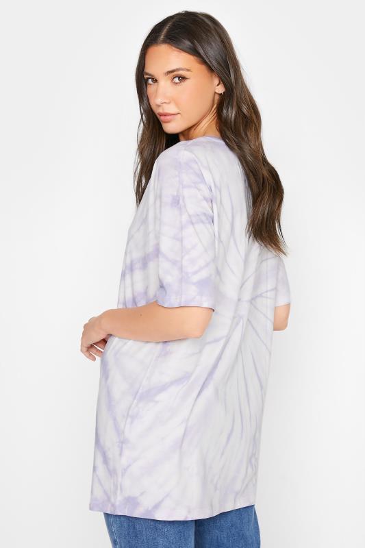 LTS Tall Women's Lilac Purple Tie Dye T-Shirt | Long Tall Sally 3