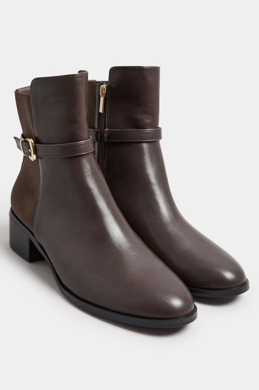 Chocolate ankle boots hotsell