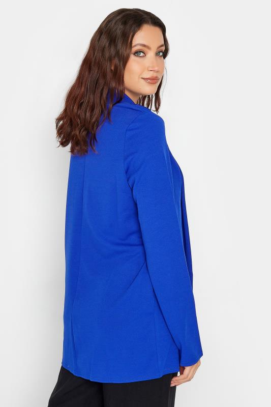 LTS Tall Women's Cobalt Blue Scuba Longline Blazer | Long Tall Sally 3