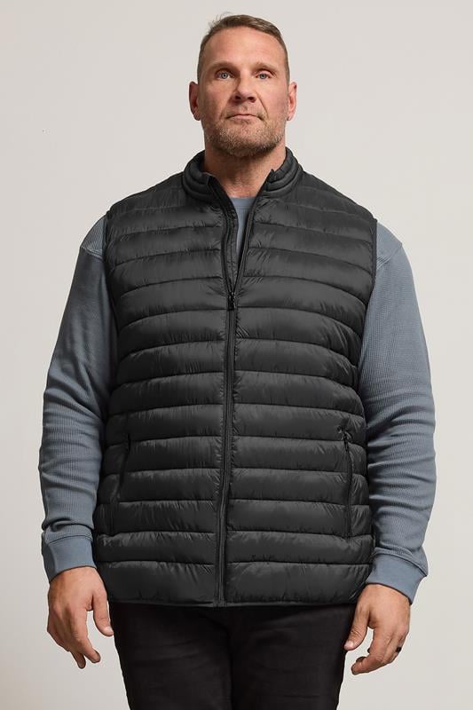 BadRhino Big & Tall Black Puffer Gilet