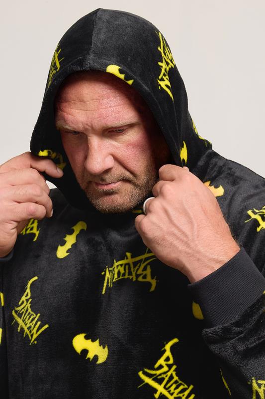 BadRhino Big & Tall Black Batman Blanket Hoodie | BadRhino 5