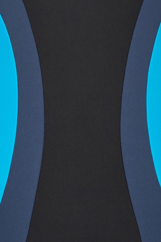 LTS Tall Women's Blue Contrast Active Swimsuit | Long Tall Sally 5