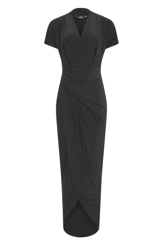 LTS Tall Women's Black Wrap Dress | Long Tall Sally 6