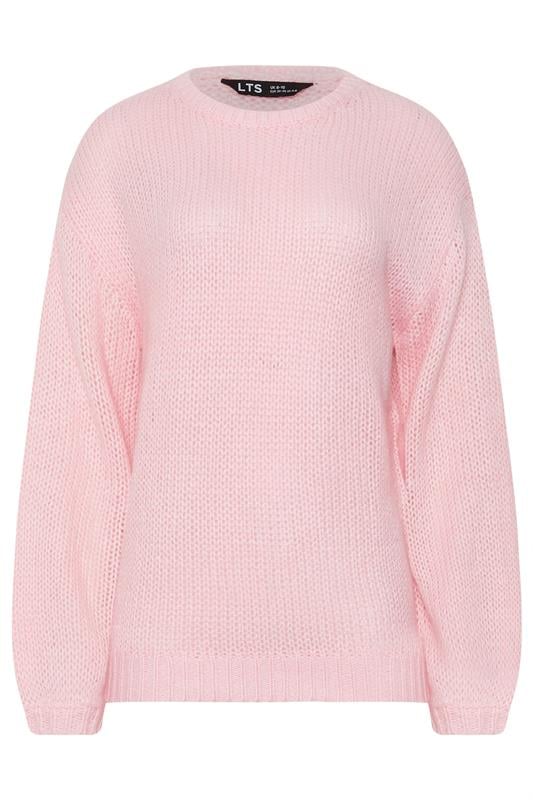 LTS Tall Pink Balloon Sleeve Jumper | Long Tall Sally  5