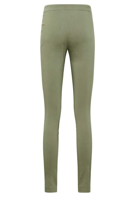 LTS Tall Women's Khaki Green Stretch Skinny Leg Trousers | Long Tall Sally 5