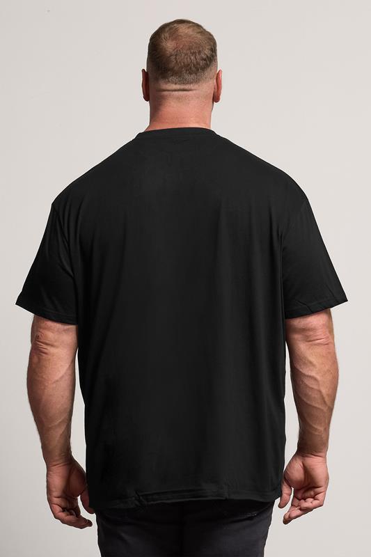 BadRhino Big & Tall Black Relaxed T-Shirt | BadRhino 3