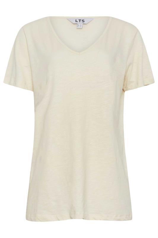 LTS Tall Womens 3 PACK Cream & Khaki Green Stripe Short Sleeve T-Shirts | Long Tall Sally 10