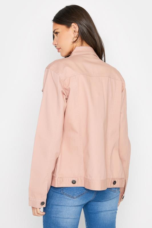 LTS Tall Women's Pink Twill Denim Jacket | Long Tall Sally  3