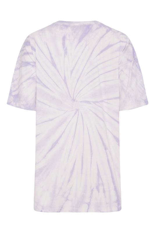 LTS Tall Women's Lilac Purple Tie Dye T-Shirt | Long Tall Sally 6