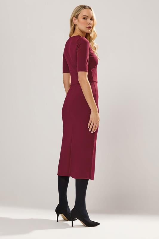 LTS Tall Red Keyhole Midi Dress | Long Tall Sally 3