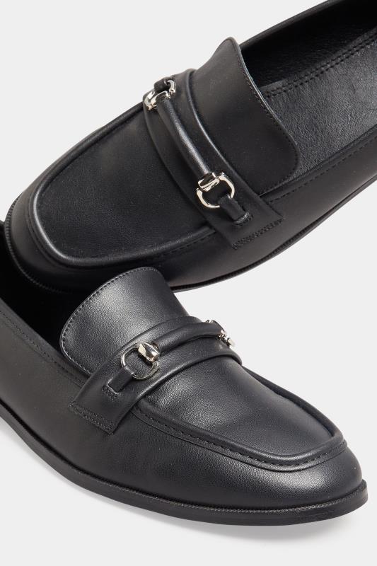 LTS Black Saddle Loafers In Standard Fit | Long Tall Sally  5