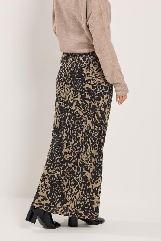 LTS Tall Women's Black Abstract Print Maxi Skirt | Long Tall Sally 3