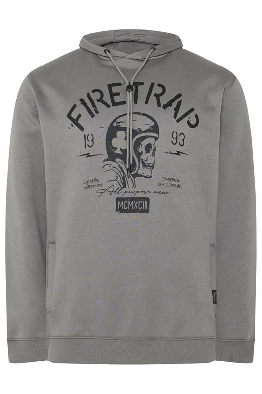 FIRETRAP Big & Tall Grey Hoodie