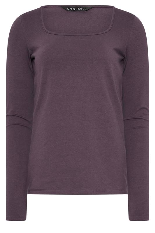 LTS Tall 2 PACK Purple & Black Square Neck Tops | Long Tall Sally 8
