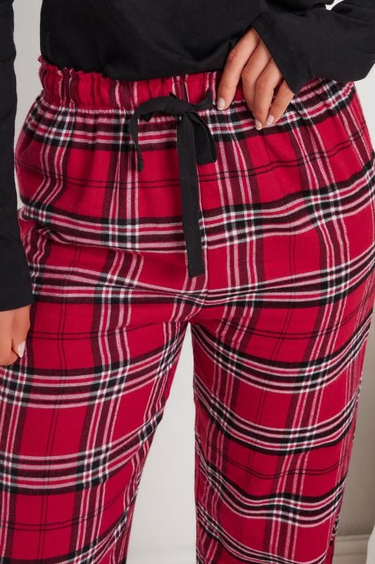 Red check pajama bottoms sale