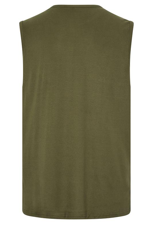 IronRhino Big & Tall Olive Green 'Rest Day' Vest | BadRhino 6