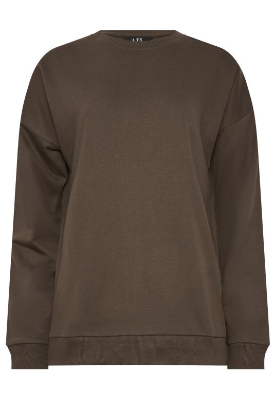 LTS Tall Chocolate Brown Long Sleeve Sweatshirt | Long Tall Sally 6