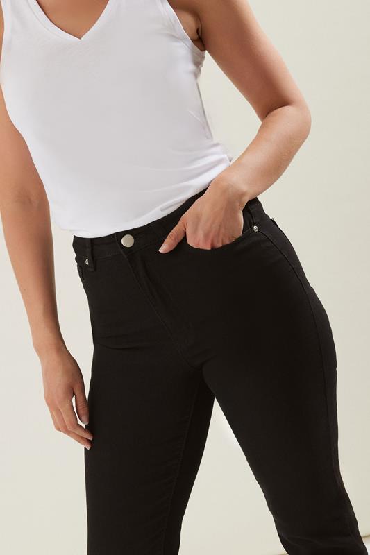 LTS Tall Women's Black Straight Leg Jeans | Long Tall Sally  4