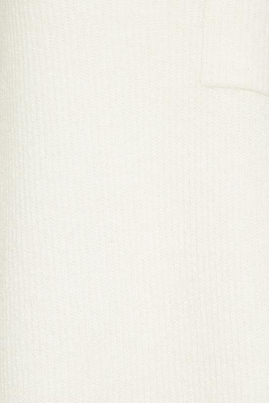 LTS Tall Ivory White Button Long Sleeve Jumper | Long Tall Sally  5