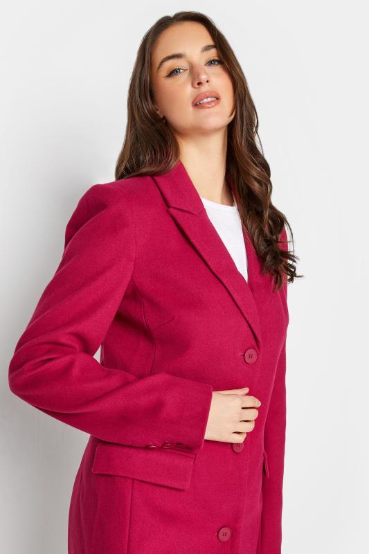 LTS Tall Women's Pink Midi Formal Coat | Long Tall Sally 4