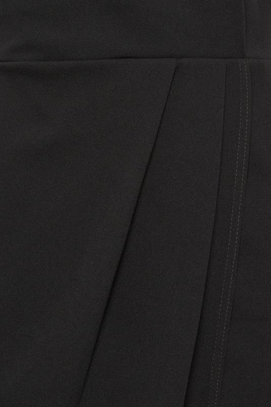 LTS Tall Women's Black Pleat Detail Midi Dress | Long Tall Sally 5