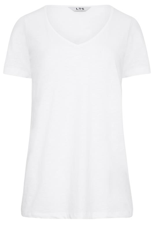 LTS Tall Women's White Short Sleeve Cotton T-Shirt | Long Tall Sally 6