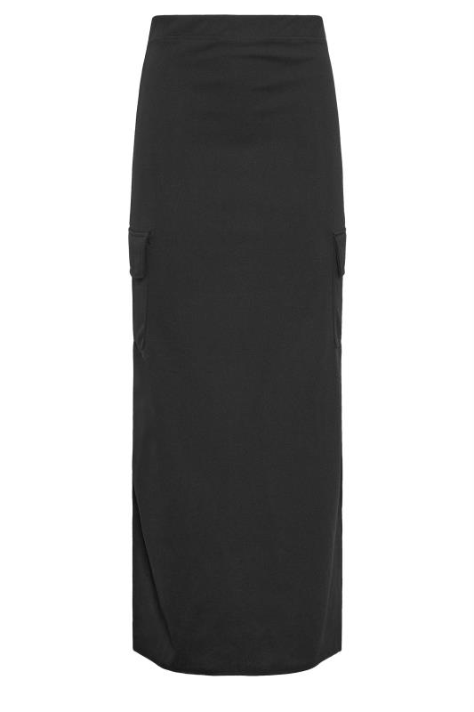 LTS Tall Womens Black Scuba Cargo Skirt | Long Tall Sally  5