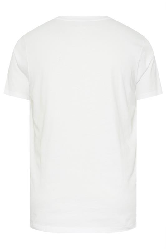 BadRhino Big & Tall White V-Neck T-Shirt | BadRhino  7