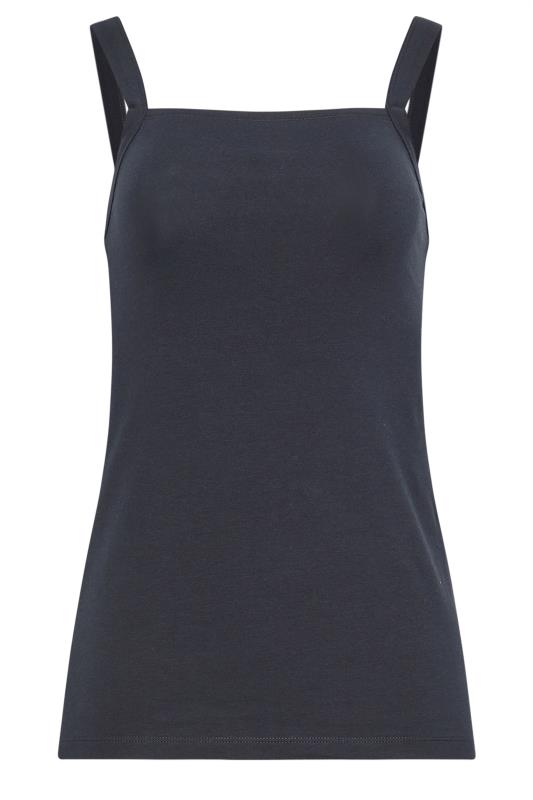 LTS Tall Women's Navy Blue Square Neck Cami Vest Top | Long Tall Sally 5