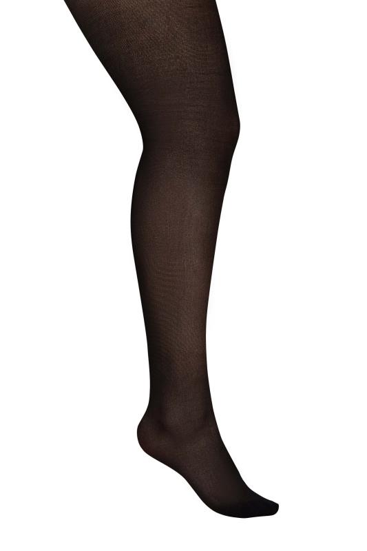 2 PACK Black 100 Denier Tights | Yours Clothing 4