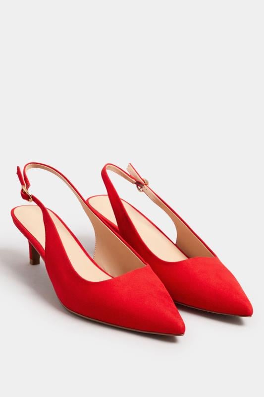 Kitten heel red pumps hotsell