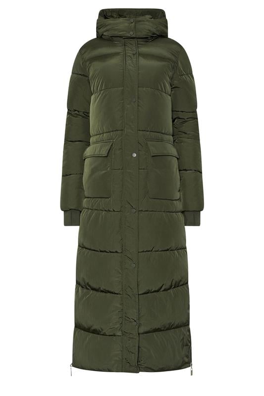 LTS Tall Khaki Padded Longline Coat | Long Tall Sally 5
