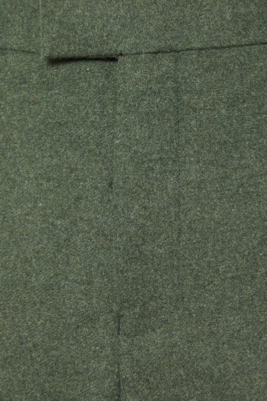 BadRhino Tailoring Big & Tall Green Tweed Suit Trouers | BadRhino 5